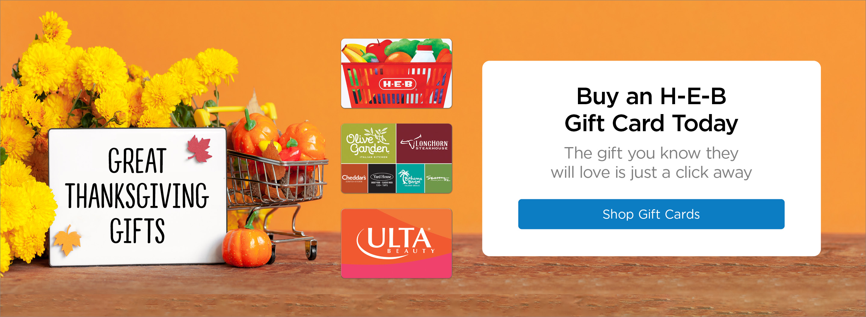 Buy Gift Cards | H-E-B