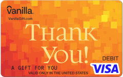 Thanks Pixels Visa Gift Card