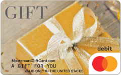 Mastercard Metallic Bow Gift Card