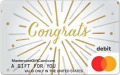 Mastercard Congrats Burst Gift Card