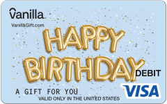Puffy Balloons Visa Gift Card